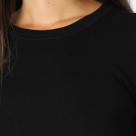 Only - Sweat Crewneck Slim Femme Cirkeline Noir
