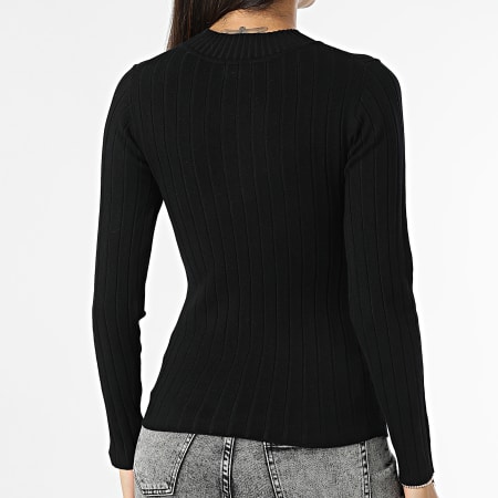 Only - Pull Col Cheminée Femme Kate Noir