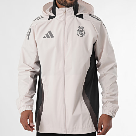 Adidas Sportswear - Giacca a vento Real Madrid IT5121 Beige