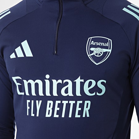 Adidas Performance - Camiseta de manga larga con cuello de cremallera del Arsenal FC IT2207 Azul Marino