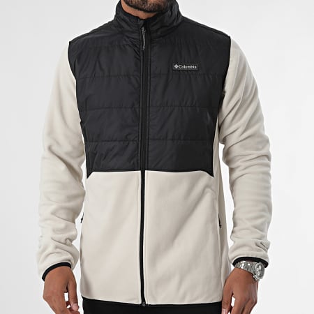 Columbia - Chaqueta polar Basin Butte 2101761 Negro Blanco