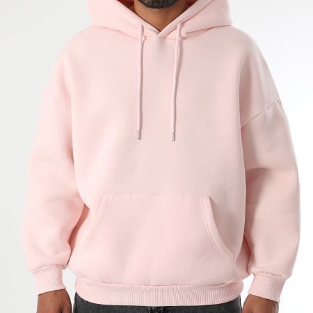 LBO - Sweat Capuche Large 3497 Rose Pale