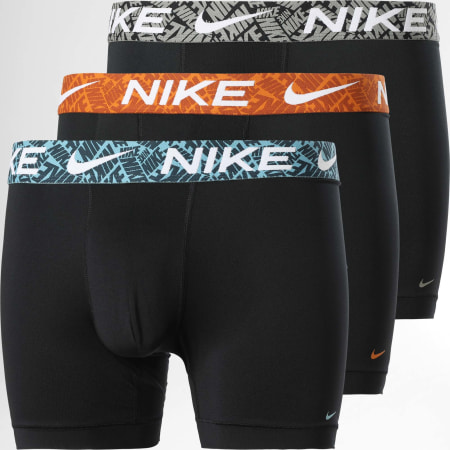 Nike - Dri-Fit Essential Micro Boxer Juego de 3 KE1157 Negro