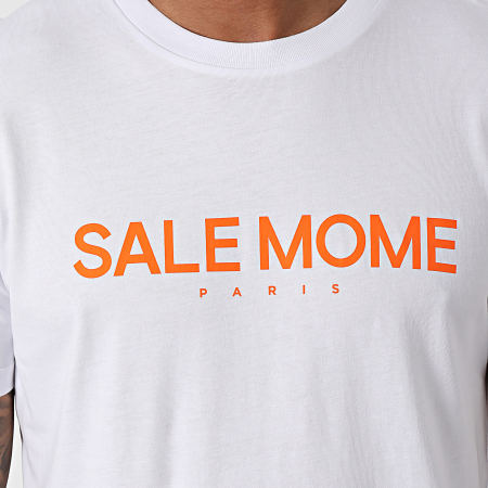 Sale Môme Paris - Slice Editie Wit Oranje Teddy T-Shirt