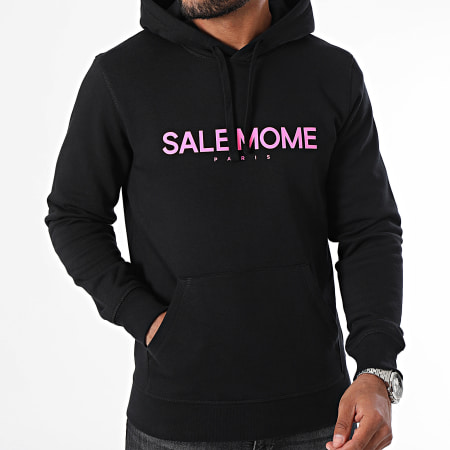 Sale Môme Paris - Slice Edition Konijn Hoodie Zwart Roze Fluo