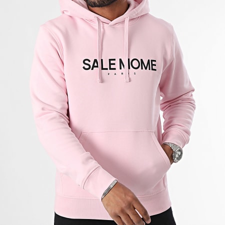 Sale Môme Paris - Sudadera con capucha Slice Edition Rabbit Rosa Negro