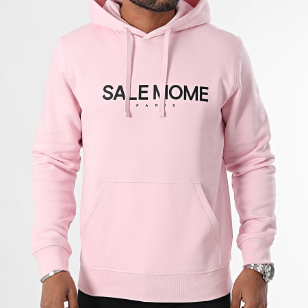 Sale Môme Paris - Sudadera con capucha Slice Edition Rabbit Rosa Negro