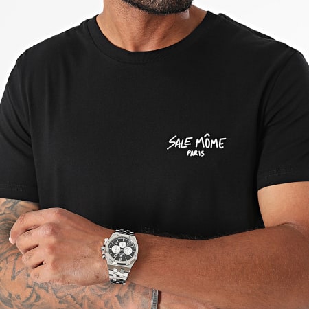 Sale Môme Paris - Camiseta Script Negra