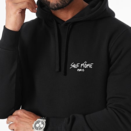 Sale Môme Paris - Sudadera con capucha Script negra