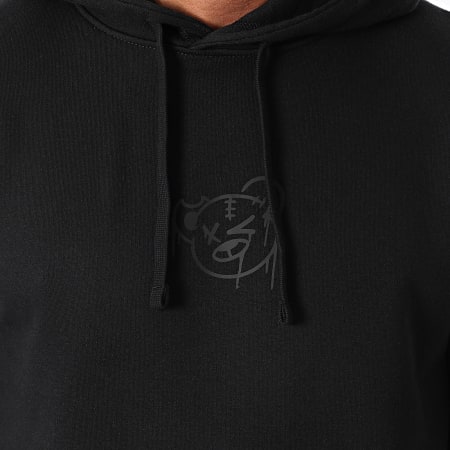 Sale Môme Paris - Sudadera con capucha Dripping Graffiti Teddy Negra