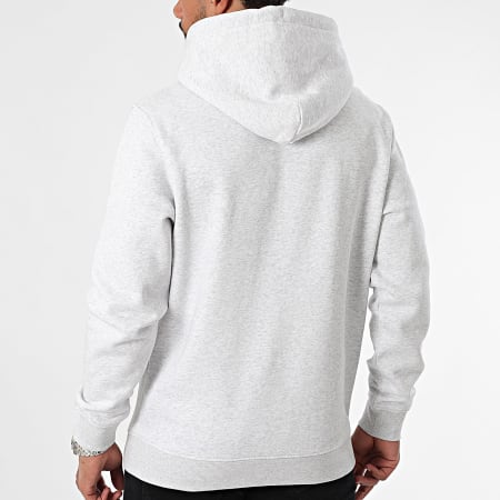 Tommy Jeans - Linear Gold Hoodie 0503 Licht Heather Grijs Goud