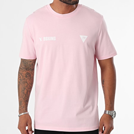 Yoann Kongolo (YK) - T-shirt oversized groot GSM roze