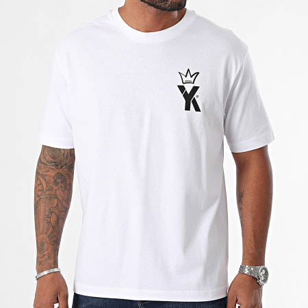 Yoann Kongolo (YK) - Kill Me Or Make Me King Oversize Tee Shirt Large Blanco