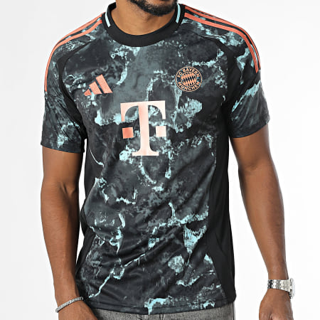 Adidas Sportswear - Maillot De Foot A Bandes Bayern Munich IZ3130 Noir