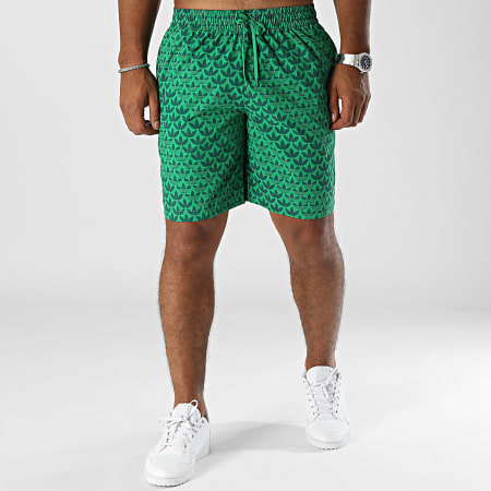 Adidas Originals - Short De Bain Monogram IV8306 Vert