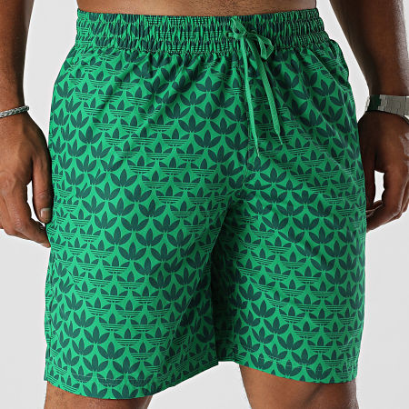 Adidas Originals - Short De Bain Monogram IV8306 Vert