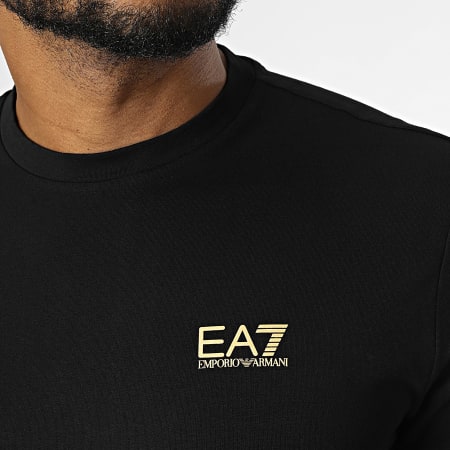 EA7 Emporio Armani - Camiseta Manga Larga 8NPT28-PJVQZ Negro Oro