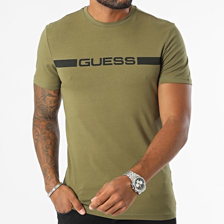 Guess - Maglietta U4BM01-K6YW1 Verde Khaki