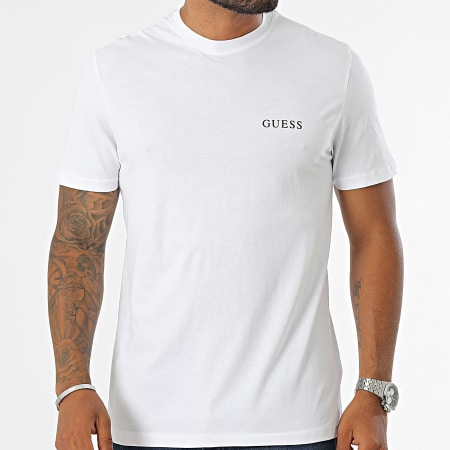 Guess - Tee Shirt U4BM03-KCAM1 Blanc