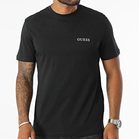 Guess - Camiseta U4BM03-KCAM1 Negra