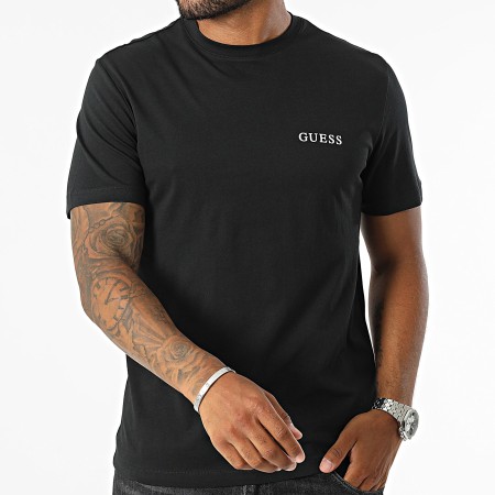 Guess - T-shirt U4BM03-KCAM1 Zwart