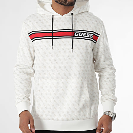 Guess - Sudadera con capucha Z4BQ30-FL04Q Beige claro