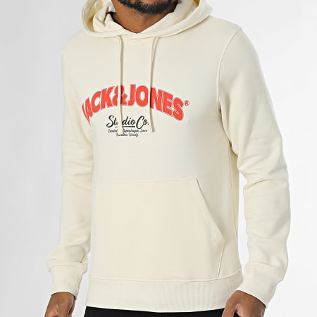 Jack And Jones - Bronx Beige Hoodie