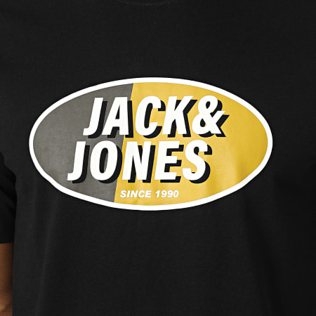 Jack And Jones - Lot De 3 Tee Shirts Ray Color Noir Blanc Gris