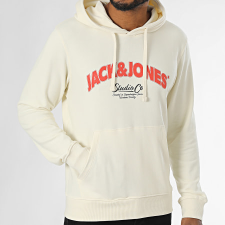 Jack And Jones - Bronx Beige Hoodie