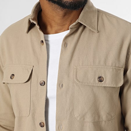 Jack And Jones - Sobrecamisa Darren Flannel Beige