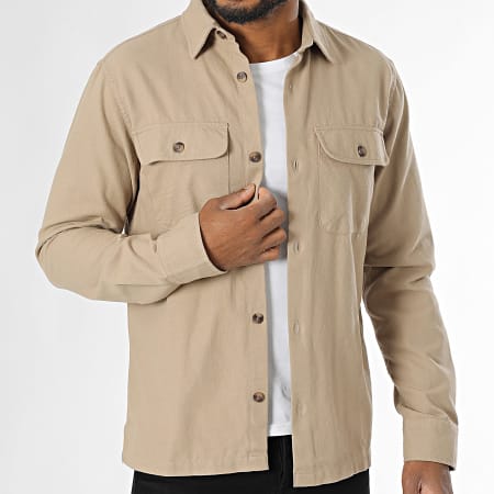 Jack And Jones - Sobrecamisa Darren Flannel Beige