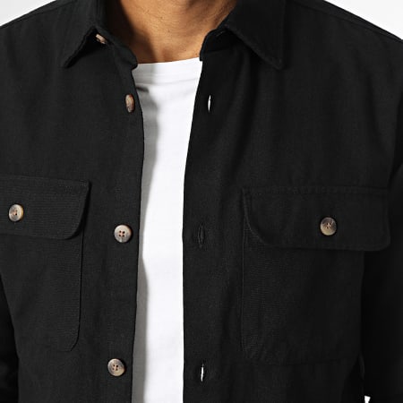 Jack And Jones - Camicia di flanella nera