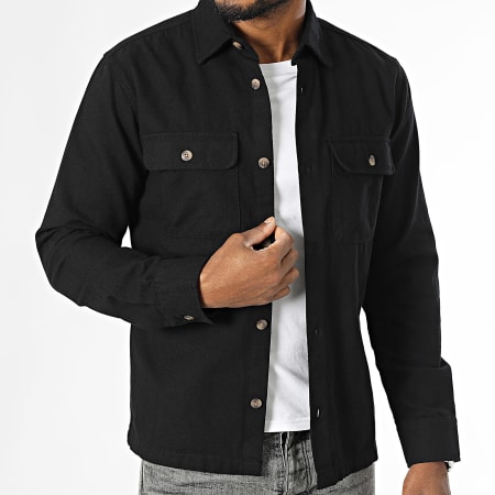 Jack And Jones - Camicia di flanella nera