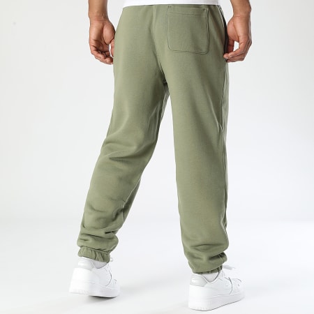Pantalon Jogging Logo Brode Crocodile Vert Kaki