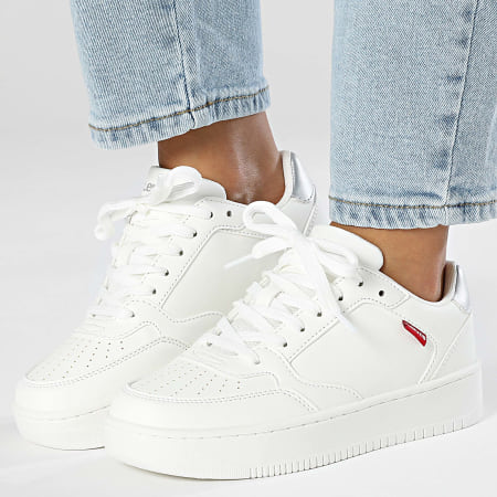 Levi's - Zapatillas deportivas 235651-1794 Regular Blanco para mujer