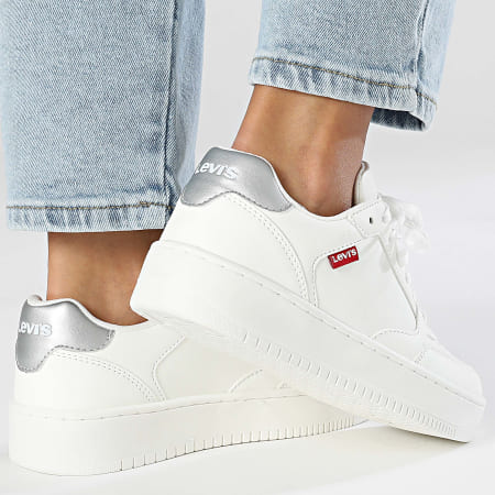 Levi's - Zapatillas deportivas 235651-1794 Regular Blanco para mujer