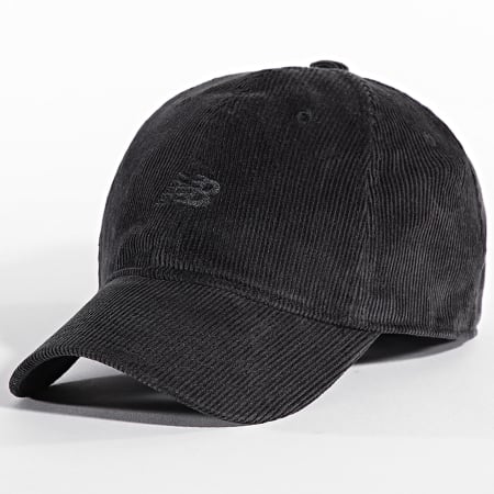 New Balance - Gorra de pana de 6 paneles LAH43005 Negra