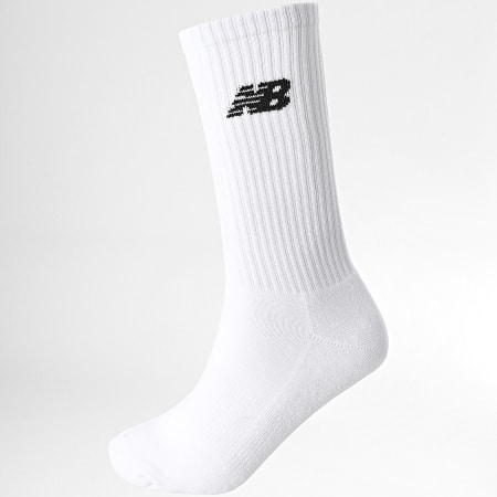 New Balance - Lote de 3 Pares de Calcetines LAS33863 Blanco Gris Negro