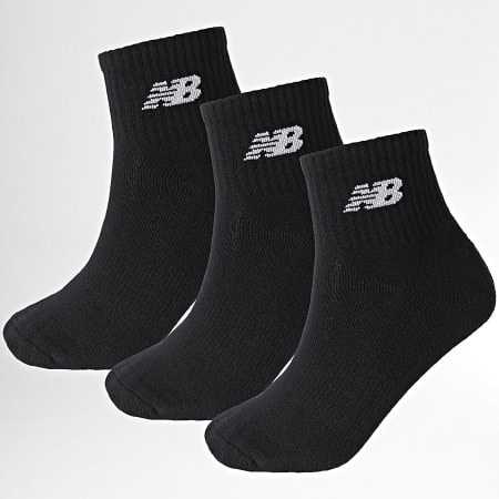 New Balance - Lote de 3 pares de calcetines LAS33933 Negro