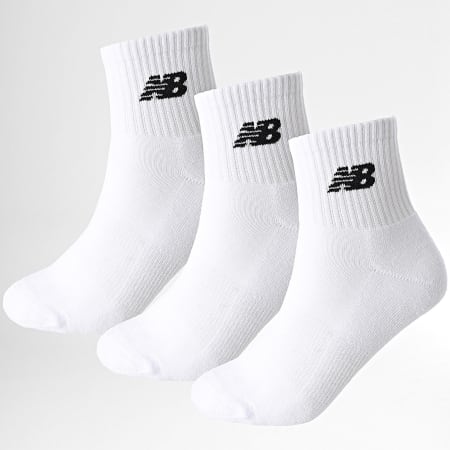 New Balance - Lote de 3 Pares de Calcetines LAS33933 Blanco