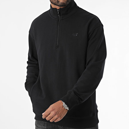 New Balance - Sweat Top met ritssluiting MT43501 Zwart