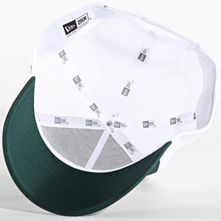 New Era - Cappello piatto per camionisti 60588625 Verde scuro bianco