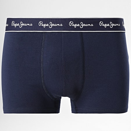 Pepe Jeans - Lot De 3 Boxers PMU11171 Bleu Marine Orange Vert Kaki