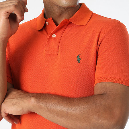 Polo Ralph Lauren - Polo Mouw Klassiekers Slim Fit Oranje