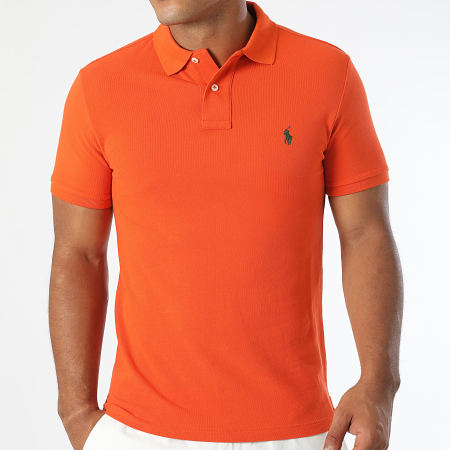 Polo Ralph Lauren - Polo Sleeve Classics Slim Fit Arancione