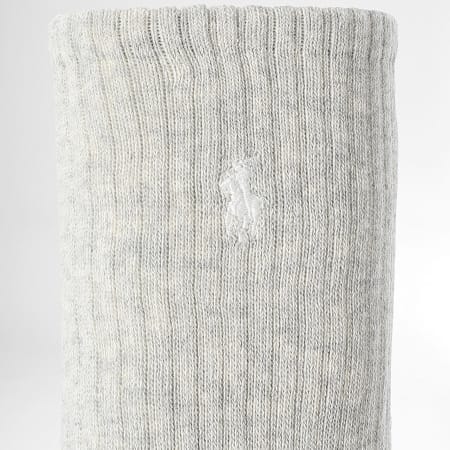 Polo Ralph Lauren - Lot De 3 Paires De Chaussettes Original Player Gris