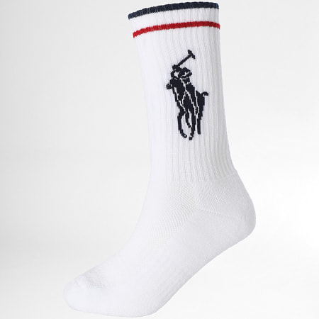 Polo Ralph Lauren - Lot De 3 Paires De Chaussettes Original Player Blanc