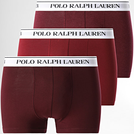 Polo Ralph Lauren - Set van 3 Bordeaux Boxershorts