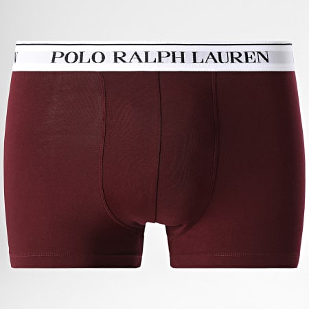 Polo Ralph Lauren - Set di 3 boxer bordeaux