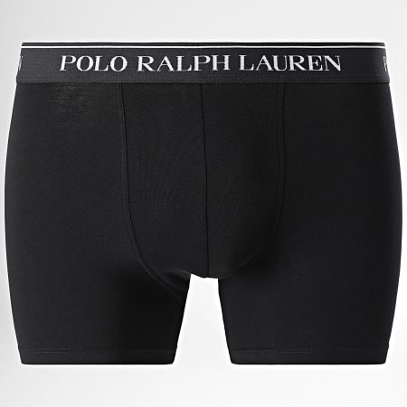 Polo Ralph Lauren - Set di 3 boxer nero beige verde kaki